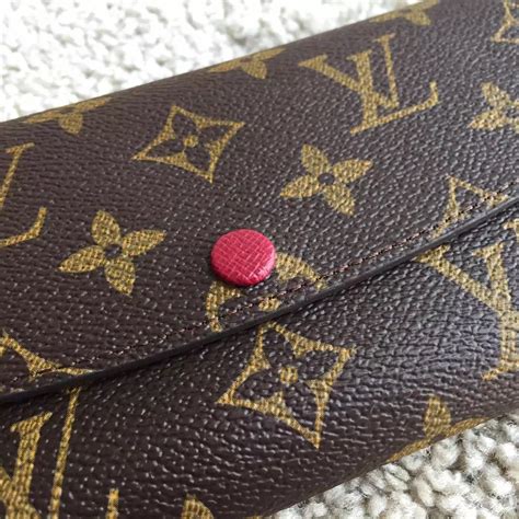 lv emilie wallet monogram canvas